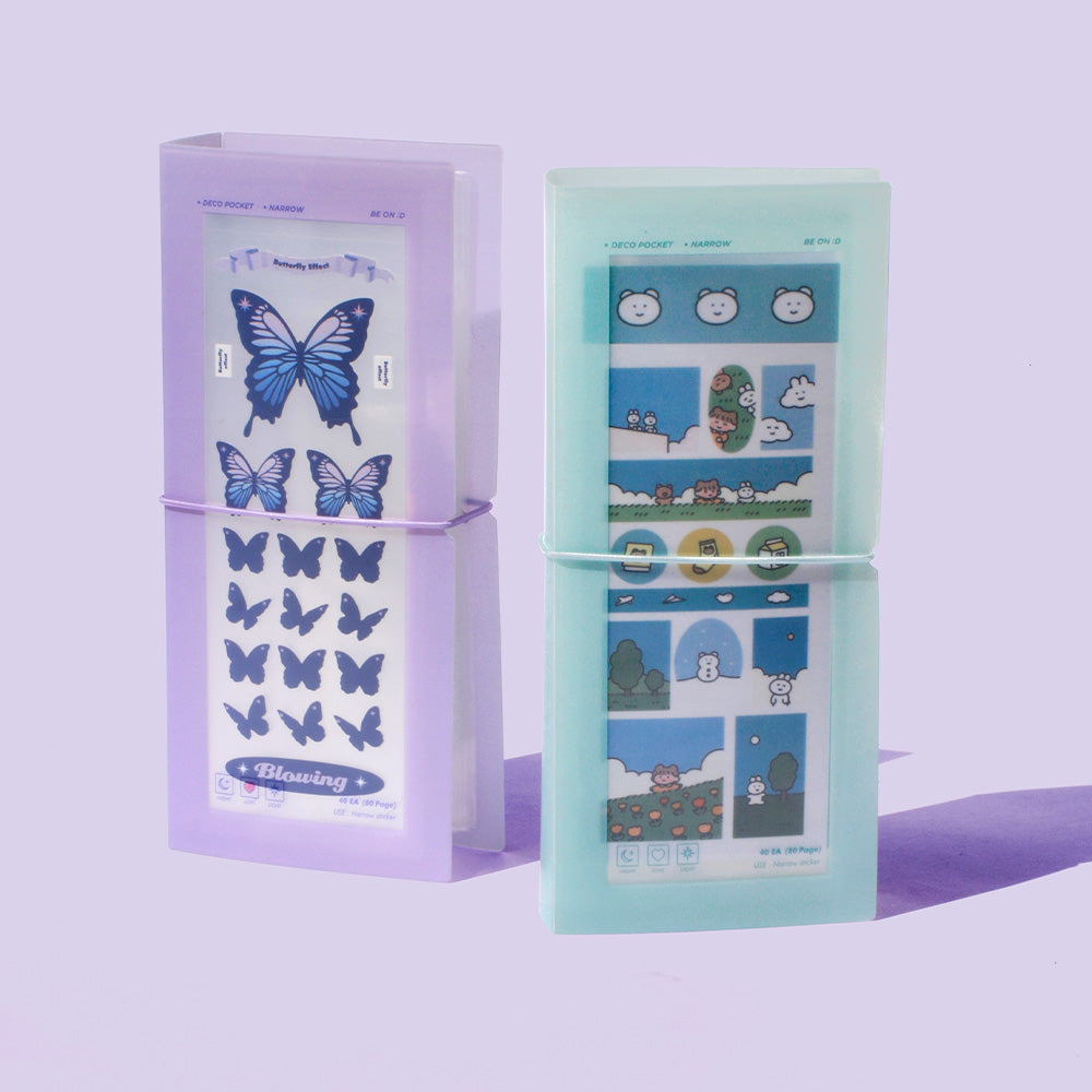 deco pocket sticker binder + refills (20 sheets) – creamydreamclub
