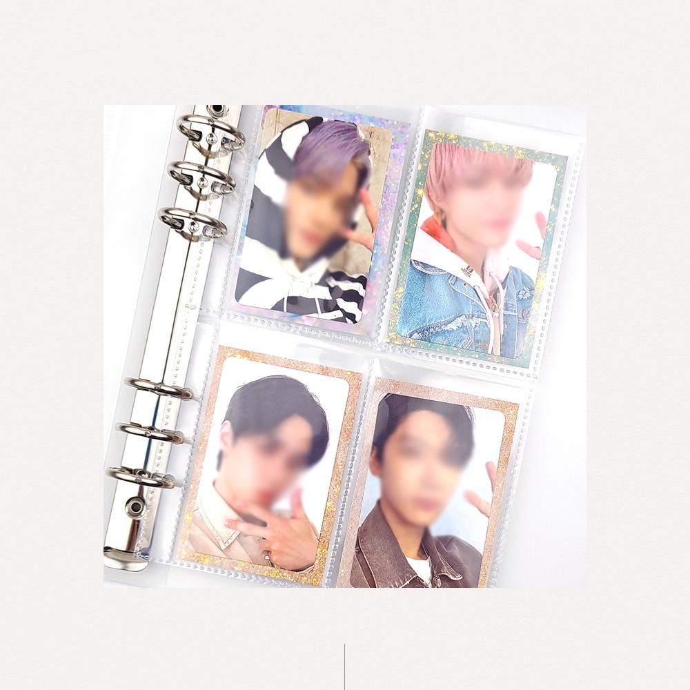 glitter photocard binder filler cards