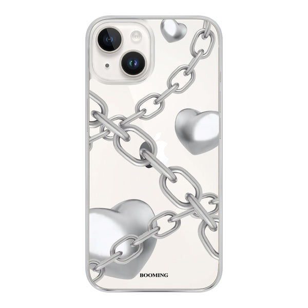 hard jelly case 🤍 love chain