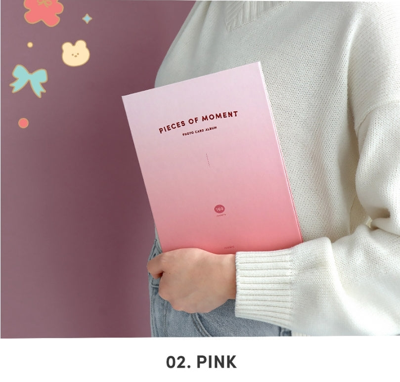 gradient hard cover photocard binder + refills