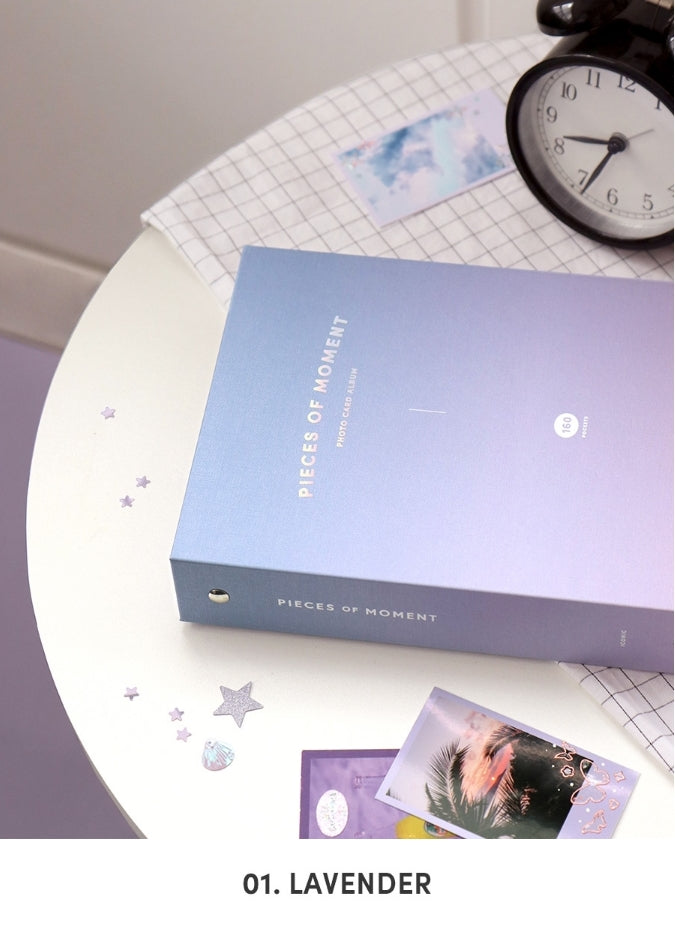 gradient hard cover photocard binder + refills